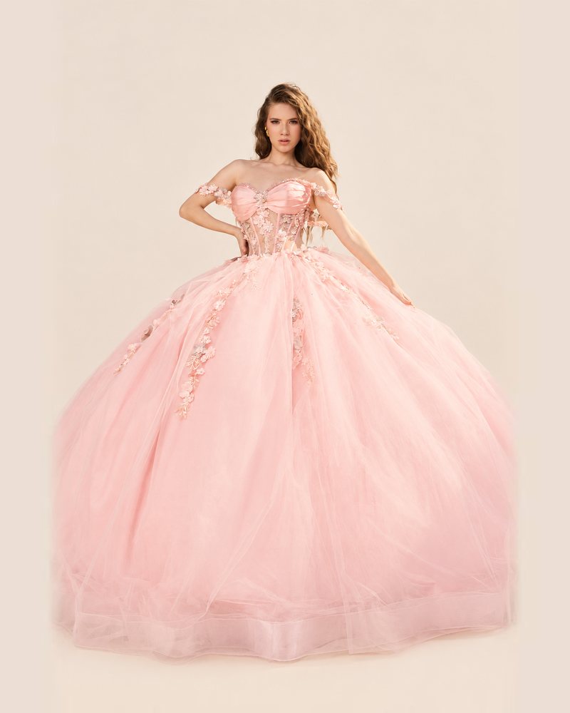 Vestido de XV Lourdes en color blush