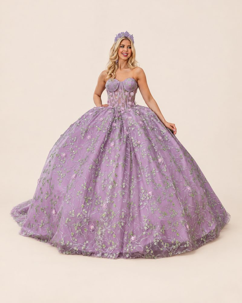 Vestido de XV Mafer en color malva