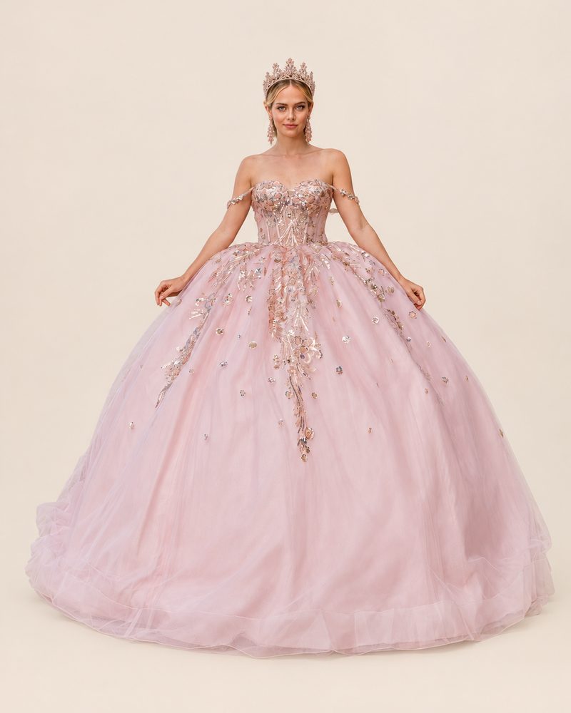 Vestido de XV Majo en color blush