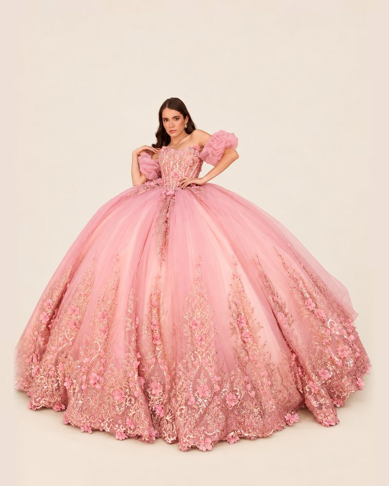 Vestido de XV Mara en color rosa