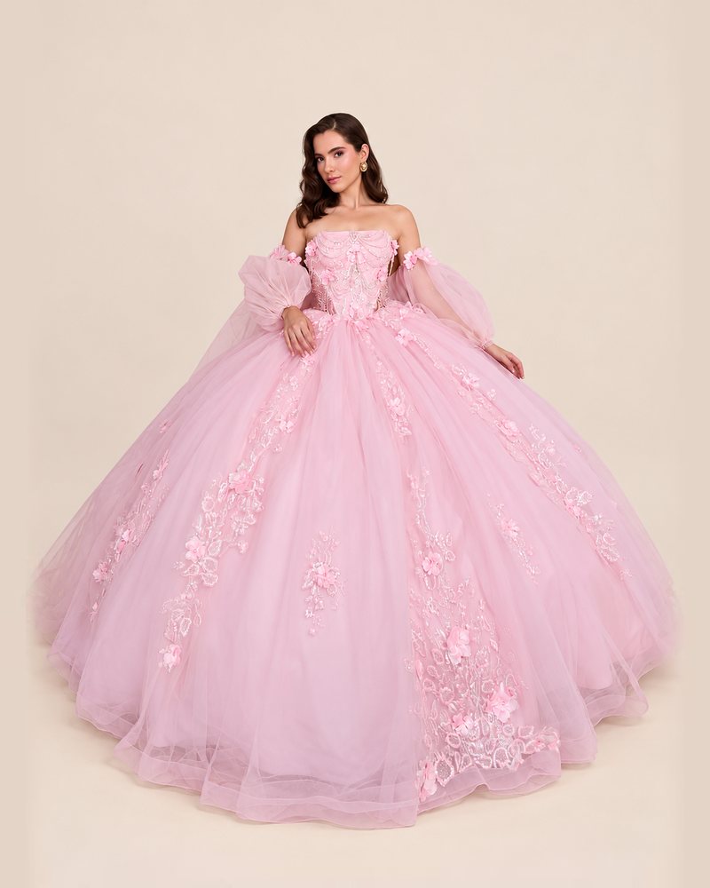 Vestido de XV Marina en color rosa