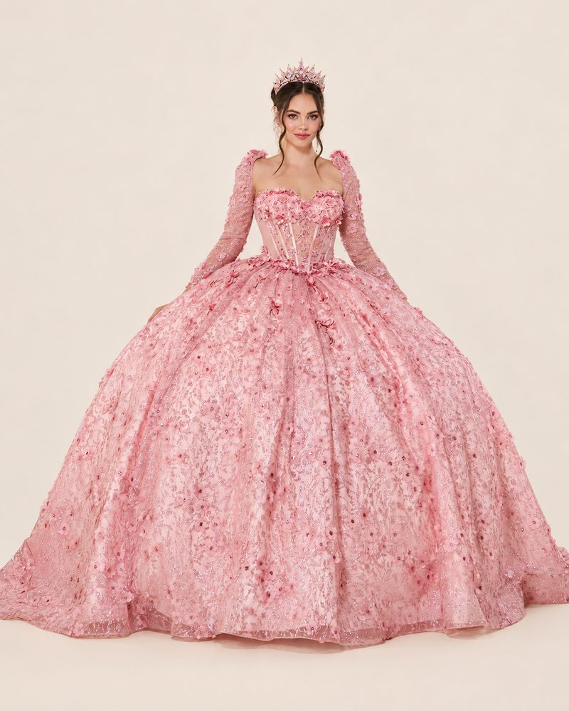 Vestido de XV Marlen en color blush
