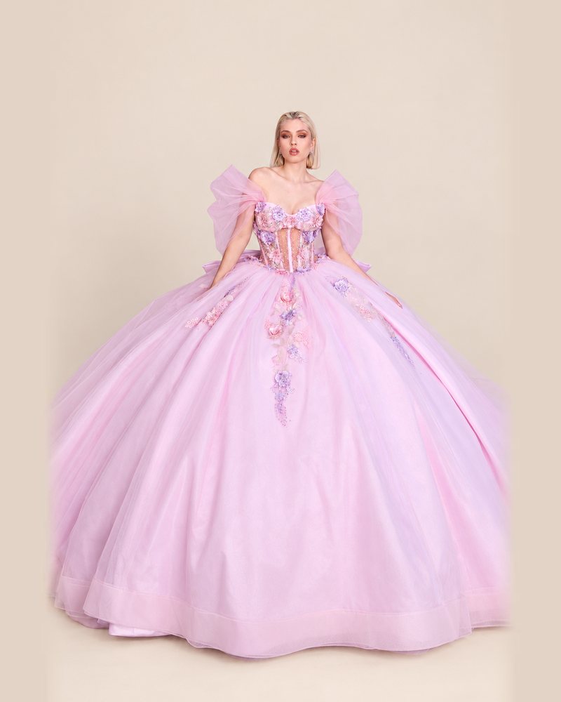 Vestido de XV Martina en color rosa