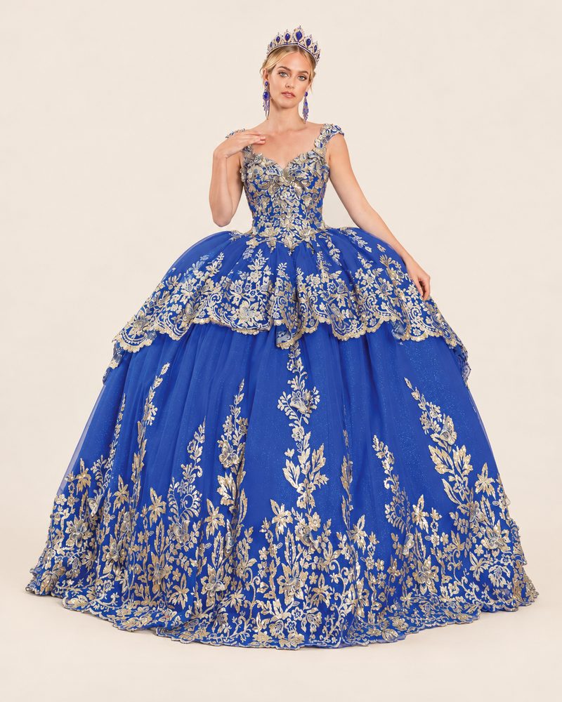Vestido de XV Meli en color azul rey
