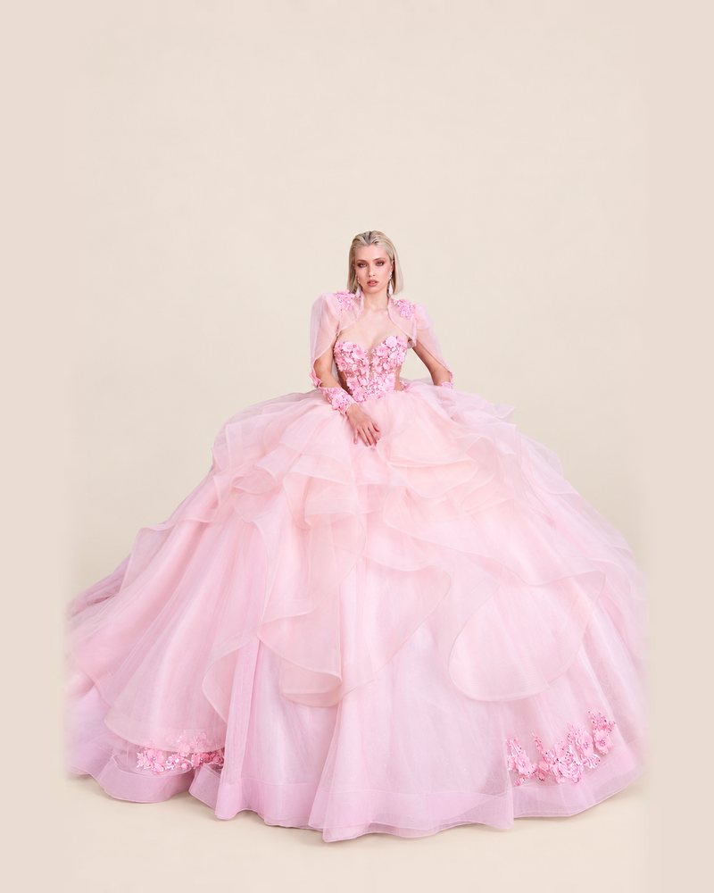 Vestido de XV Michelle en color rosa