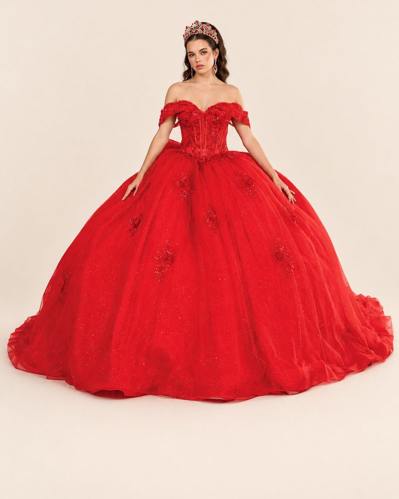 Vestido de XV Nayara en color rojo