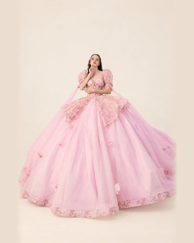 Vestido de XV Nayeli en color rosa