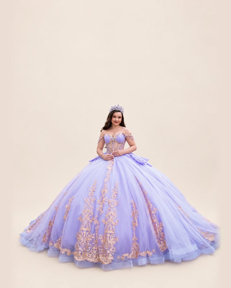 Vestido de XV Olivia en color lila
