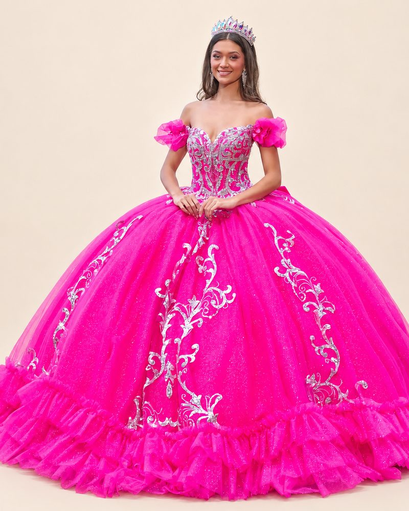 Vestido de XV Pilar en color fucsia