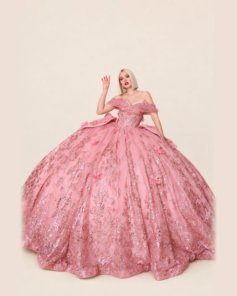 Vestido de XV Rebeca en color rosa