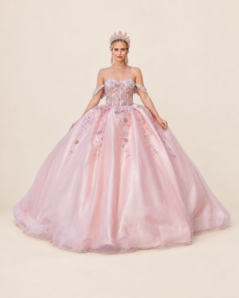Vestido de XV Reyna en color blush