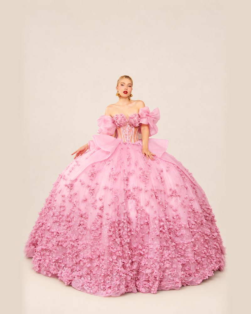Vestido de XV Sara en color rosa