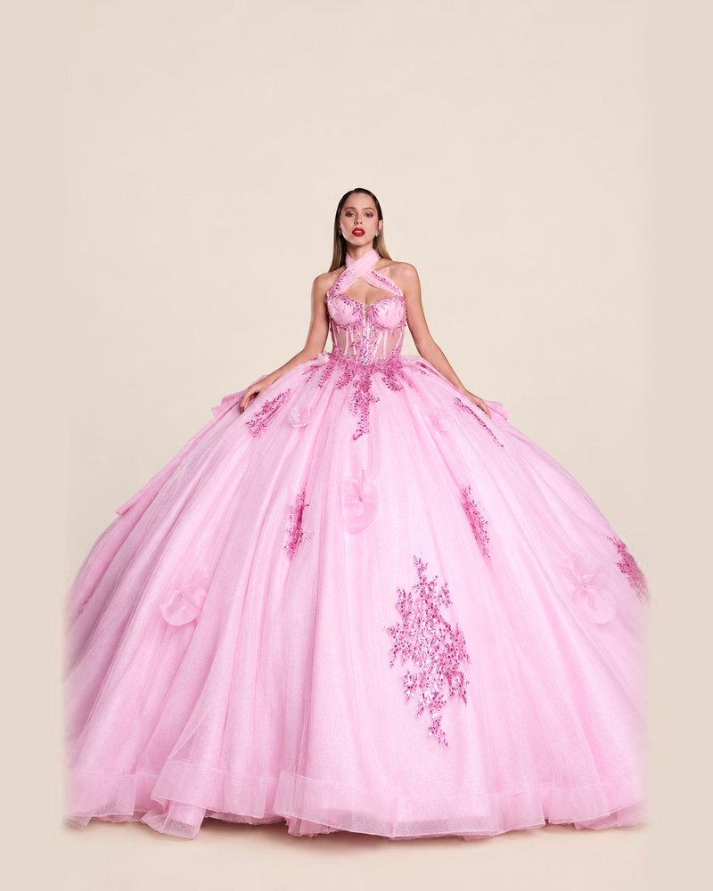 Vestido de XV Serena en color rosa
