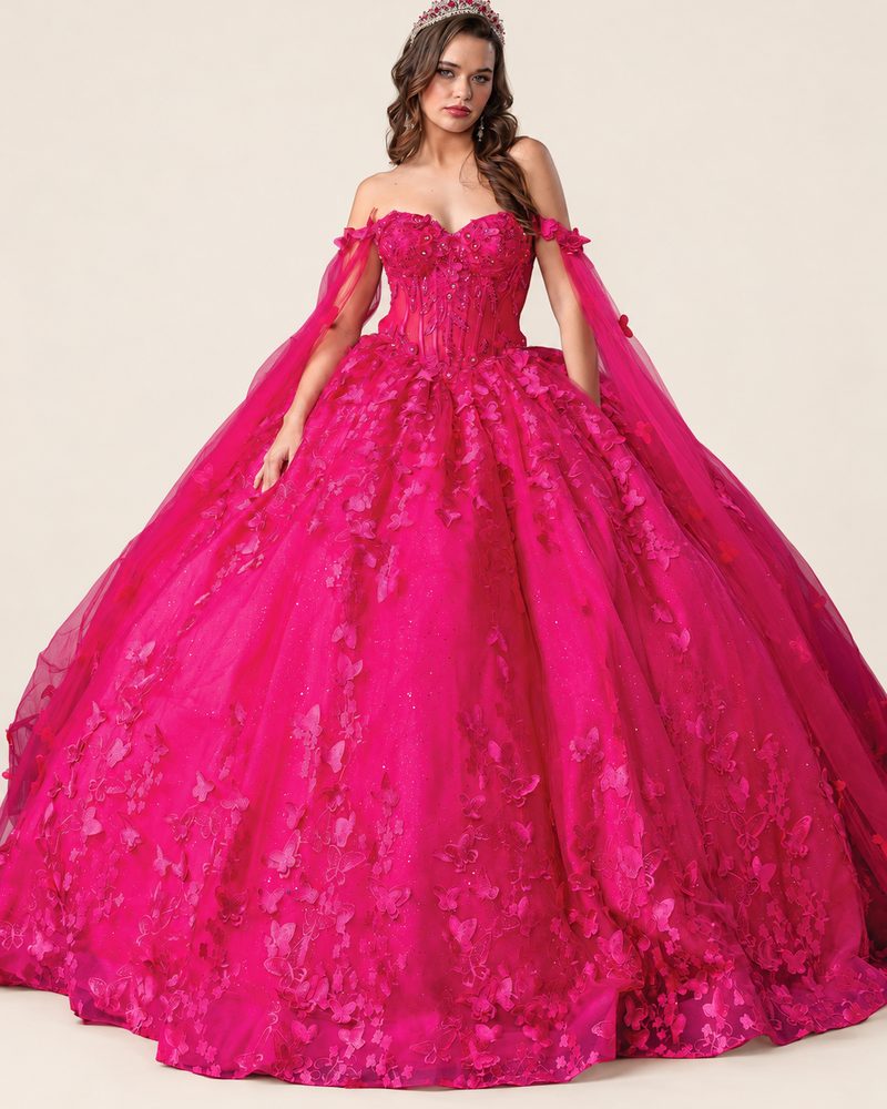 Vestido de XV Silvia en color fucsia