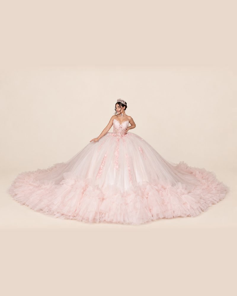 Vestido de XV Sofía en color blanco