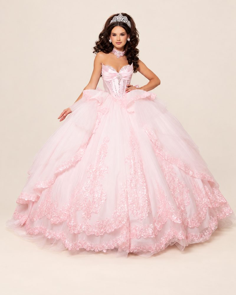 Vestido de XV Stephanie en color rosa