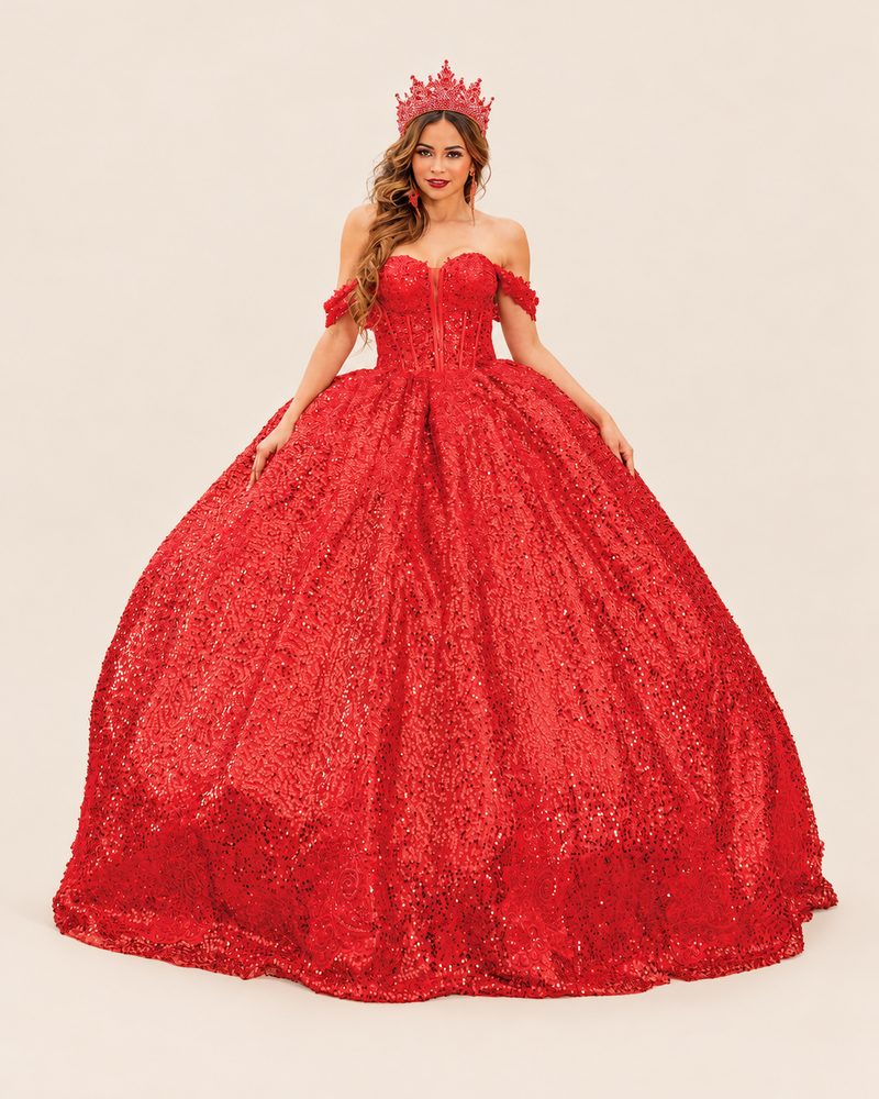 Vestido de XV Tami en color rojo