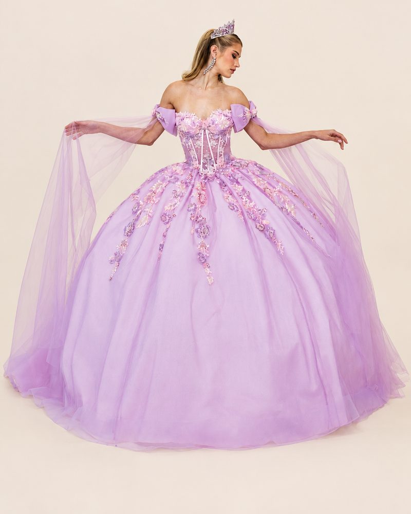 Vestido de XV Uma en color lila