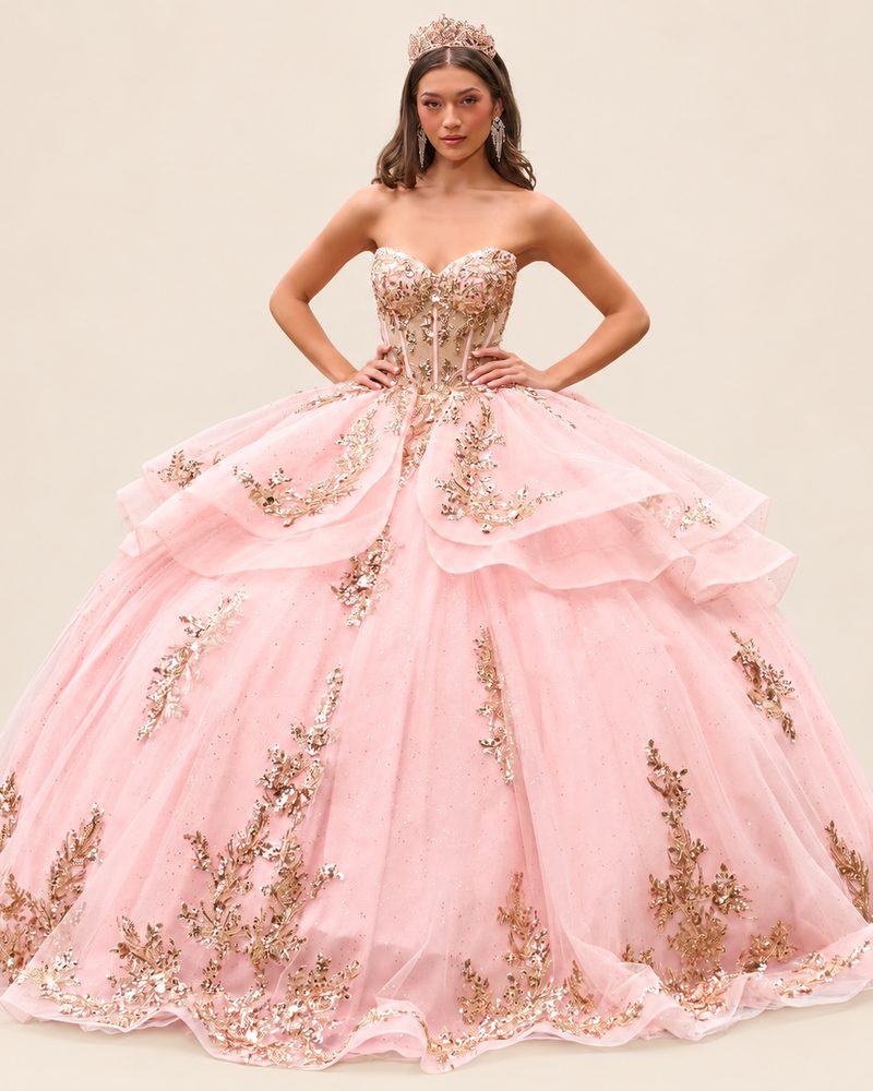 Vestido de XV Valeska en color blush