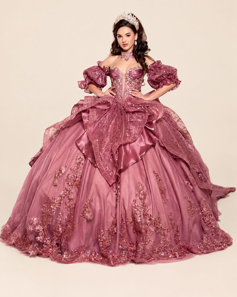 Vestido de XV Yadira en color malva