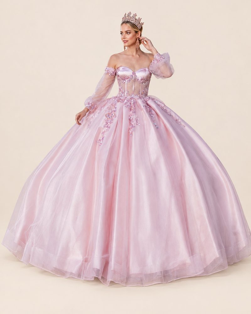 Vestido de XV Yami en color blush