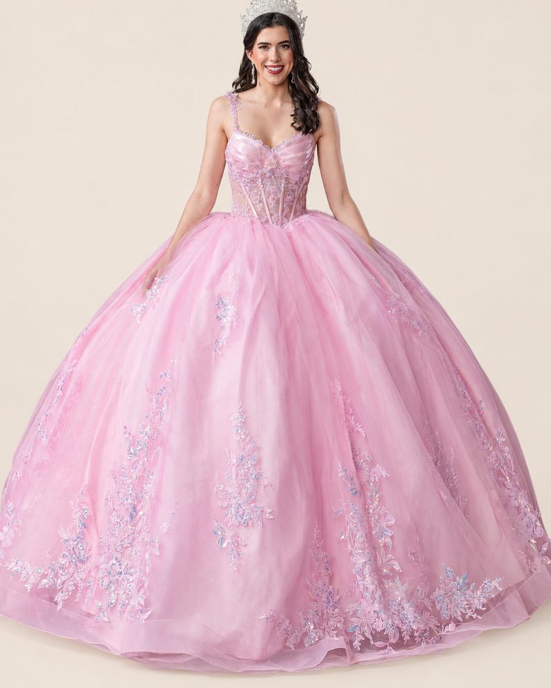 Vestido de XV Zuri en color rosa